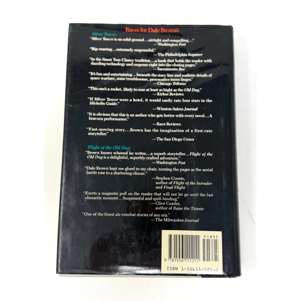 Dale Brown Day of the Cheetah 1989 First Edition 1st Printing HC Dust Jacket
